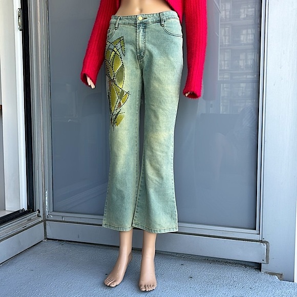 Y2K Flared Jeans - Picture 1 of 12